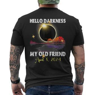 Solare Eclipse 2024 For April 8 2024 Solar Eclips Men's T-shirt Back Print | Mazezy