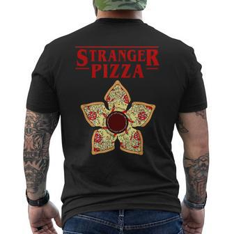Stranger Pizza Things Men's T-shirt Back Print - Monsterry UK