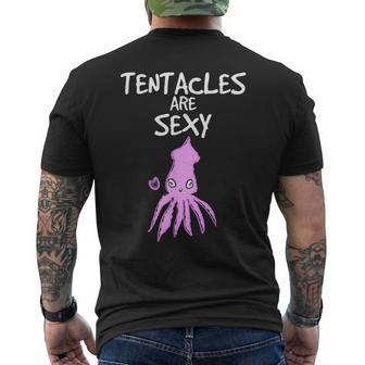 Tentacles Are Sexy Anime Hentai Conventions Men's T-shirt Back Print - Monsterry UK