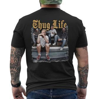 Trump 2024 Thug-Life 80'S Retro Men's T-shirt Back Print | Mazezy UK