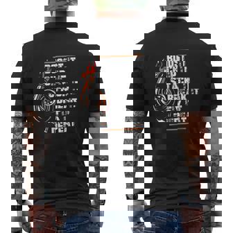 Turbo Break It Fix It Repeat Mens Back Print T-shirt - Thegiftio
