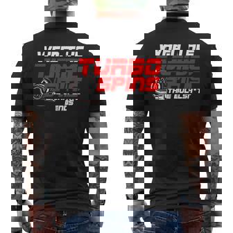 Turbo Spins Car Guy For Men Men's T-shirt Back Print - Thegiftio