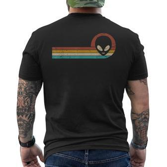 Ufo Lover Retro Style Vintage Alien Space Men's T-shirt Back Print - Monsterry CA