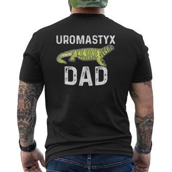 Uromastyx Dad Agamid Lizard Pet Reptile Mastigure Mens Back Print T-shirt | Mazezy