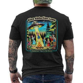 Vintage Alien Abduction Camp Ufo Alien Men's T-shirt Back Print - Thegiftio UK