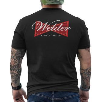 Welder King Of Trades Men's T-shirt Back Print | Mazezy