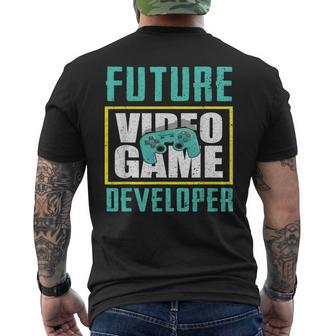 Future Video Game Developer Cool Game er Men's T-shirt Back Print - Monsterry AU