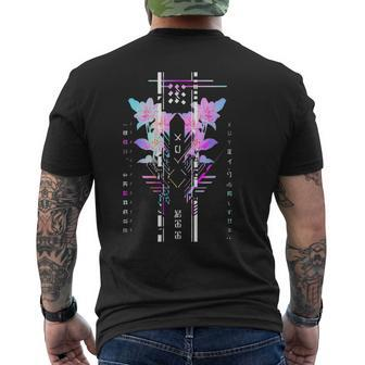 Futuristic Techwear Japanese Cyberpunk Harajuku Streetwear Men's T-shirt Back Print - Seseable