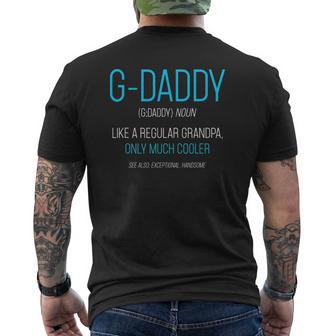 G-Daddy Like A Regular Grandpa Definition Cooler Mens Back Print T-shirt | Mazezy