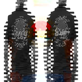 G-Daddy Like A Grandpa Only Cooler Papa Grandpa Men's T-shirt Back Print | Mazezy