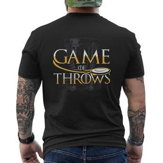 Game Of Throws Mens Back Print T-shirt - Thegiftio UK