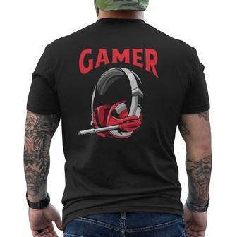 Gamer For Video Game Lover Video Games Mens Back Print T-shirt - Seseable