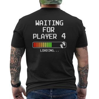 Gamer Pregnancy Announcement 2Nd Baby Expectant Dad Player 4 Ver2 Mens Back Print T-shirt | Mazezy