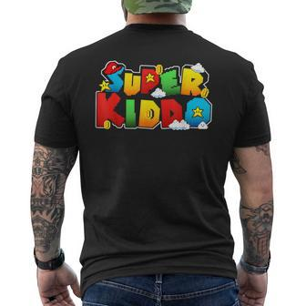 Gamer Super Kiddo Family Matching Game Super Kiddo Men's T-shirt Back Print - Monsterry UK