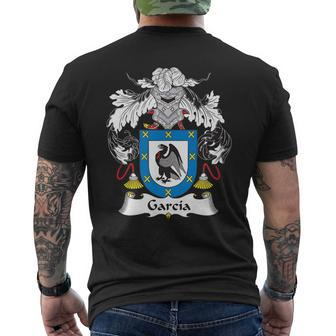 Garcia Coat Of Arms Family Crest Mens Back Print T-shirt - Thegiftio UK