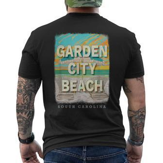 Garden City Beach South Carolina Sc Beach Bliss Sd816 Men's T-shirt Back Print - Seseable