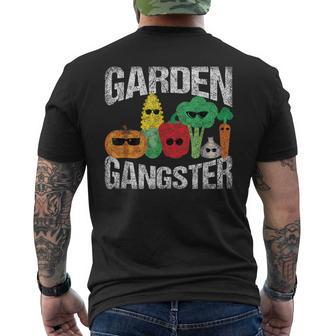 Garden Gangster Vegetable Gardener Men's T-shirt Back Print - Thegiftio UK