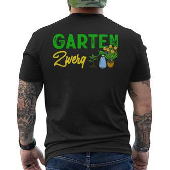 Garden Gnome Gardening Humour Hobby Gardener T-Shirt mit Rückendruck - Seseable