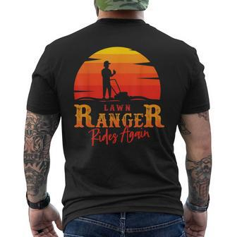 Gardener And Fathers Day For Lawn Ranger Rides Again Men's T-shirt Back Print - Monsterry UK