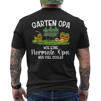 Gardener Garden Grandpa Much Cool T-Shirt mit Rückendruck - Seseable