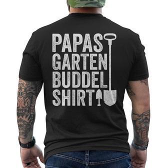 Garten Buddelatertag Papa Hobbygärtner Gärtner T-Shirt mit Rückendruck - Geschenkecke