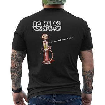 Gas Cool Vintage Gas Pump Men's T-shirt Back Print - Monsterry CA