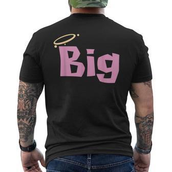 Gbig Big Little Sorority Reveal Family Sorority Big Men's T-shirt Back Print - Monsterry AU