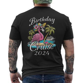 Geburtstagskreuzfahrt 2024 Kreuzfahrt Geburtstagsparty Urlaub T-Shirt mit Rückendruck - Geschenkecke