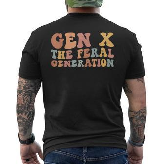 Gen X The Feral Generation Generation X Men's T-shirt Back Print - Monsterry