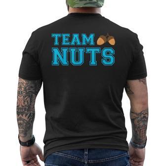 Gender Reveal Party Team Nuts Team Boy Gender Reveal Men's T-shirt Back Print - Monsterry UK