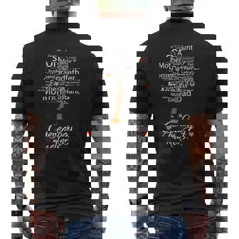Genealogy Matters Genealogy Word Art Tree Mens Back Print T-shirt - Thegiftio UK