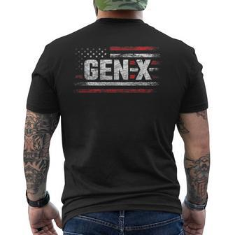 Generation X Gen Xer Gen X American Flag Gen X Men's T-shirt Back Print - Monsterry DE
