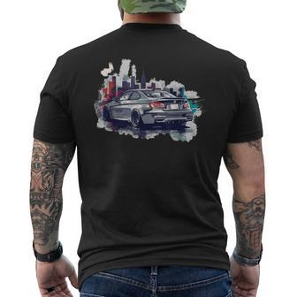 German Car Retro Car Racing Drifting Legend Tuning Men's T-shirt Back Print - Monsterry DE