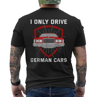 Germany German Citizen Berlin Car Lovers Idea Men's T-shirt Back Print - Monsterry UK