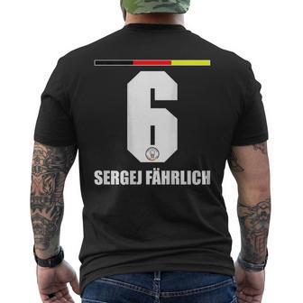 Germany Sauf Jersey Sergej Fährlich Sauf Legend T-Shirt mit Rückendruck - Geschenkecke