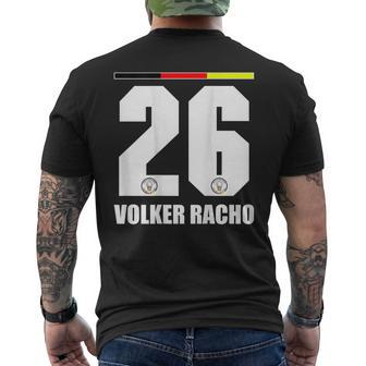 Germany Sauf Jersey Volker Racho Sauf Legend T-Shirt mit Rückendruck - Seseable