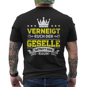 Geselle Bestanden Schellenbrief Exam T-Shirt mit Rückendruck - Geschenkecke