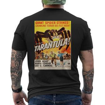 Giant Spider Tarantula Sci-Fi Vintage Movie Poster Men's T-shirt Back Print - Monsterry CA
