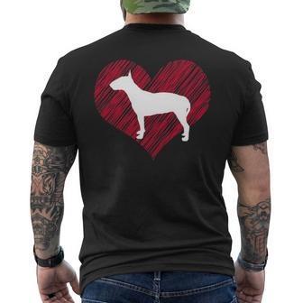 For Bulldog Terrier Dog Lover Owner Parent T Men's T-shirt Back Print | Mazezy