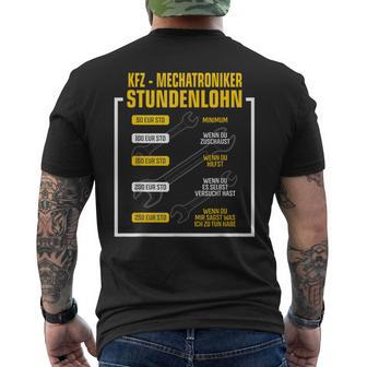 Car Mechanic Car Mechatronics Screwdriver T-Shirt mit Rückendruck - Seseable