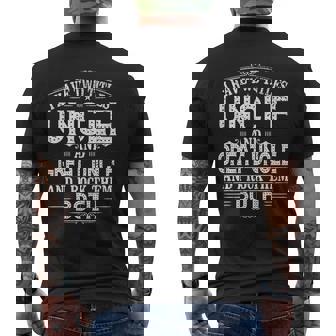 For New Great Uncle Uncles Great Uncle Mens Back Print T-shirt - Thegiftio
