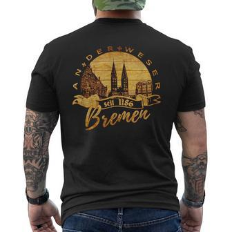 Souvenir Bremen T-Shirt mit Rückendruck - Seseable