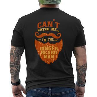 Ginger Beard Man Bearded Quote Men's T-shirt Back Print - Thegiftio UK
