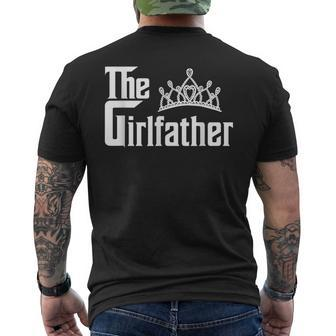 The Girlfather Dad Of The Girl Father's Day Men's T-shirt Back Print - Seseable
