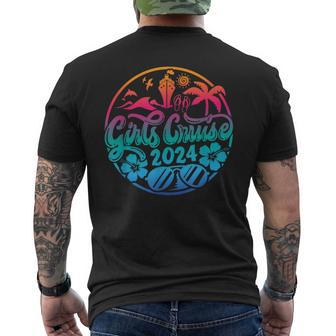 Girls Cruise 2024 Vacation Trip Matching Group Men's T-shirt Back Print - Seseable