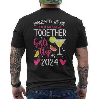 Girls Trip 2024 Apparently Are Trouble When We Are Together Men's T-shirt Back Print - Seseable