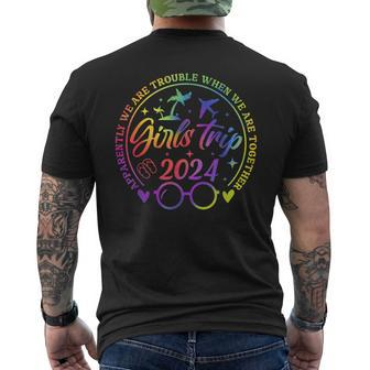 Girls Trip 2024 Apparently Are Trouble When We Are Together Men's T-shirt Back Print - Monsterry AU