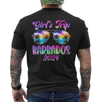 Girl’S Trip Barbados 2024 Summer Beach Weekend Vacation Men's T-shirt Back Print - Seseable