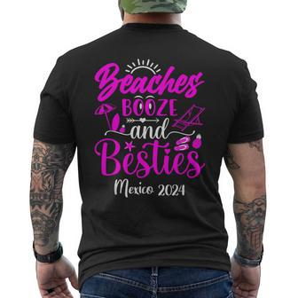 Girls Trip Mexico 2024 Besties Trip Weekend Birthday Women Men's T-shirt Back Print - Seseable