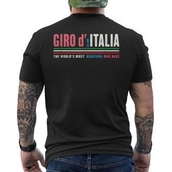 Giro D' Italia Men's T-shirt Back Print - Thegiftio UK